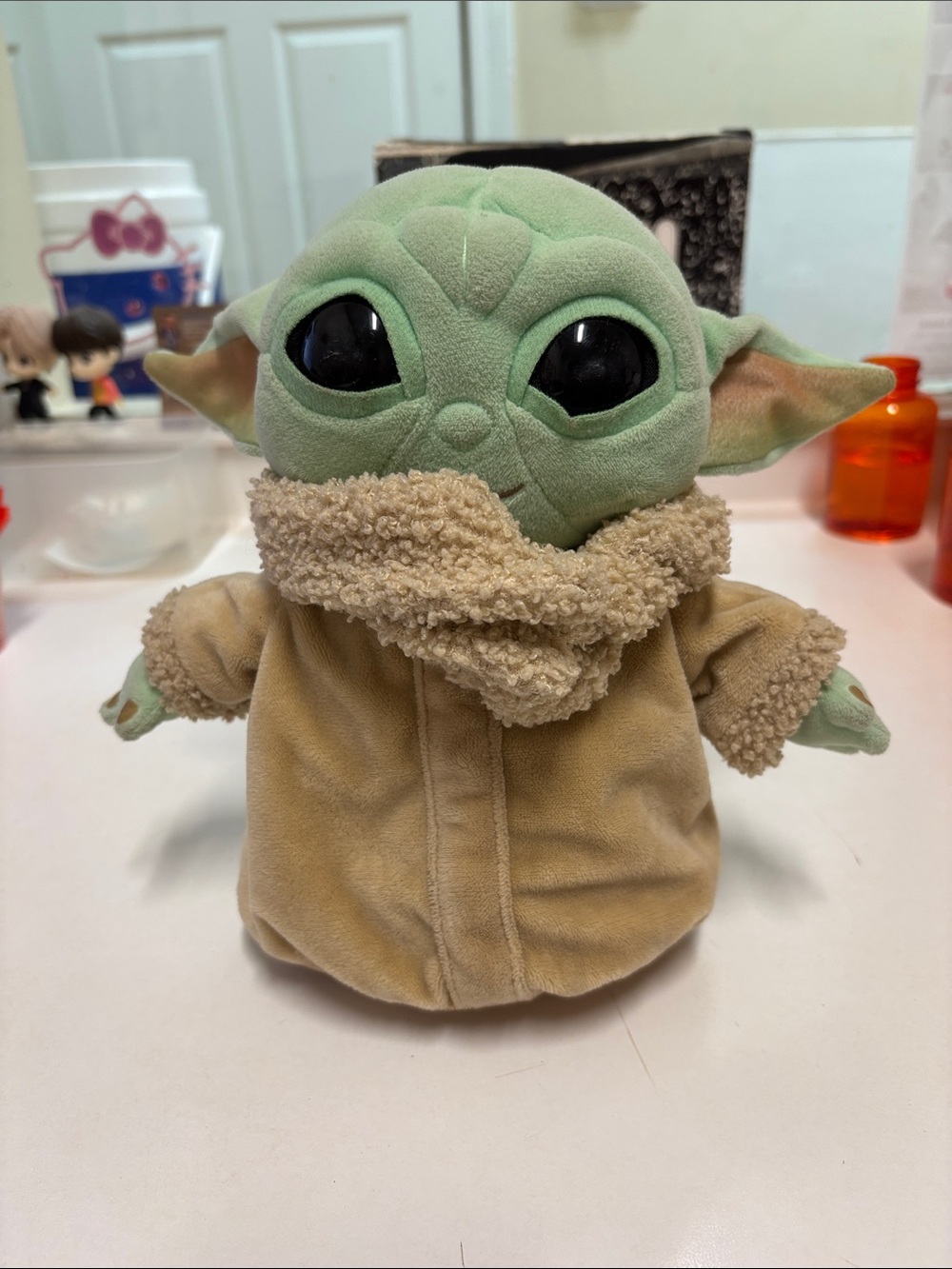Star Wars Baby Yoda Plush in Green and Tan Coat